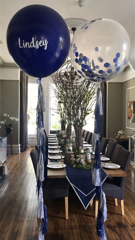 navy blue decorations for party